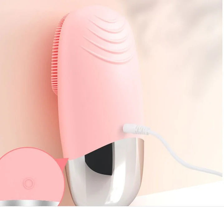 Mini Silicone Electric Face Cleansing Brush Electric Skin Care Tools