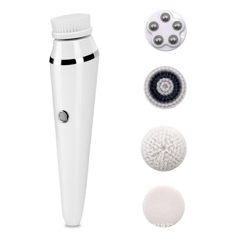 4 In 1 USB Rechargeable Electric Facial Cleansing Brush